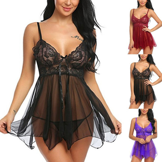 Camisón Sexy con Abertura Frontal / Front Slit Sexy Nightdress