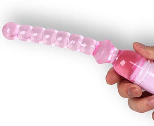 Juguete sexual anal unisex con vibración y perlas para estimulación del punto G y masturbación. / Unisex anal sex toy with vibration and beads for G-spot stimulation and masturbation.