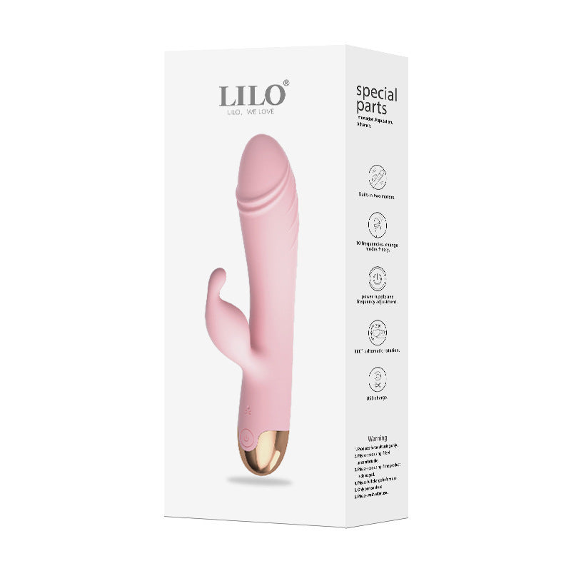 Vibrador rotatorio doble estimulación con múltiples frecuencias / Rotating Dual-Stimulation Vibrator with Multi-Frequency Modes