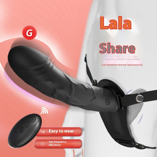 Dildo para Usar con Doble Vibración y Control Remoto / Wearable Dildo with Dual Vibration and Remote Control