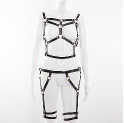Lencería con esposas y moño para juegos de bondage / Bowknot Lingerie with Handcuffs – Bondage Style
