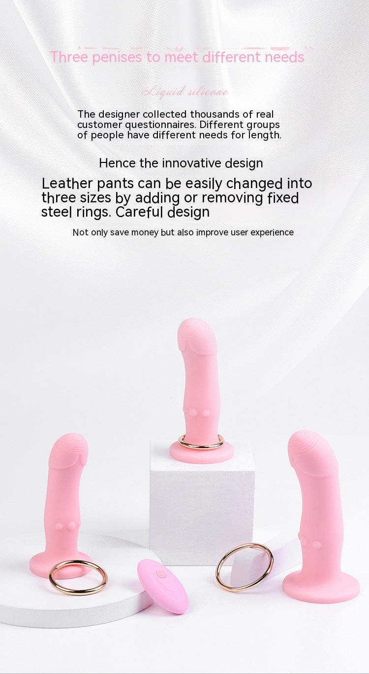 Arnés y dildo realista para mujer – Estilo cuero / Strap-On with Realistic Dildo – For Women