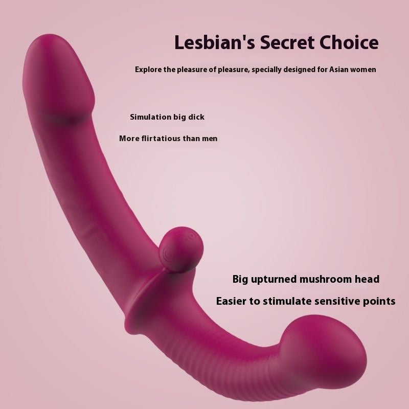Remote Control Double-Head Vibrating Dildo – Women's Exclusive Wearable Sex Toy / Dildo Vibrador de Doble Cabeza con Control Remoto – Juguete Sexual Exclusivo para Mujeres, Usable
