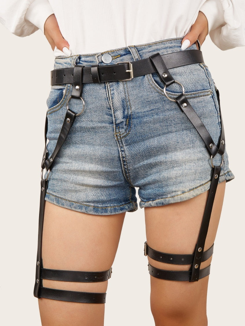 Lencería con esposas y moño para juegos de bondage / Bowknot Lingerie with Handcuffs – Bondage Style
